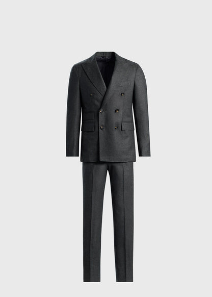 Double Breasted Wool Houndstooth Suit - Paul Stuart Recommended