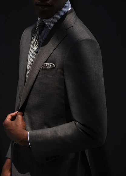 All Year Super 110s Wool Sharkskin Suit - Paul Stuart Great Value