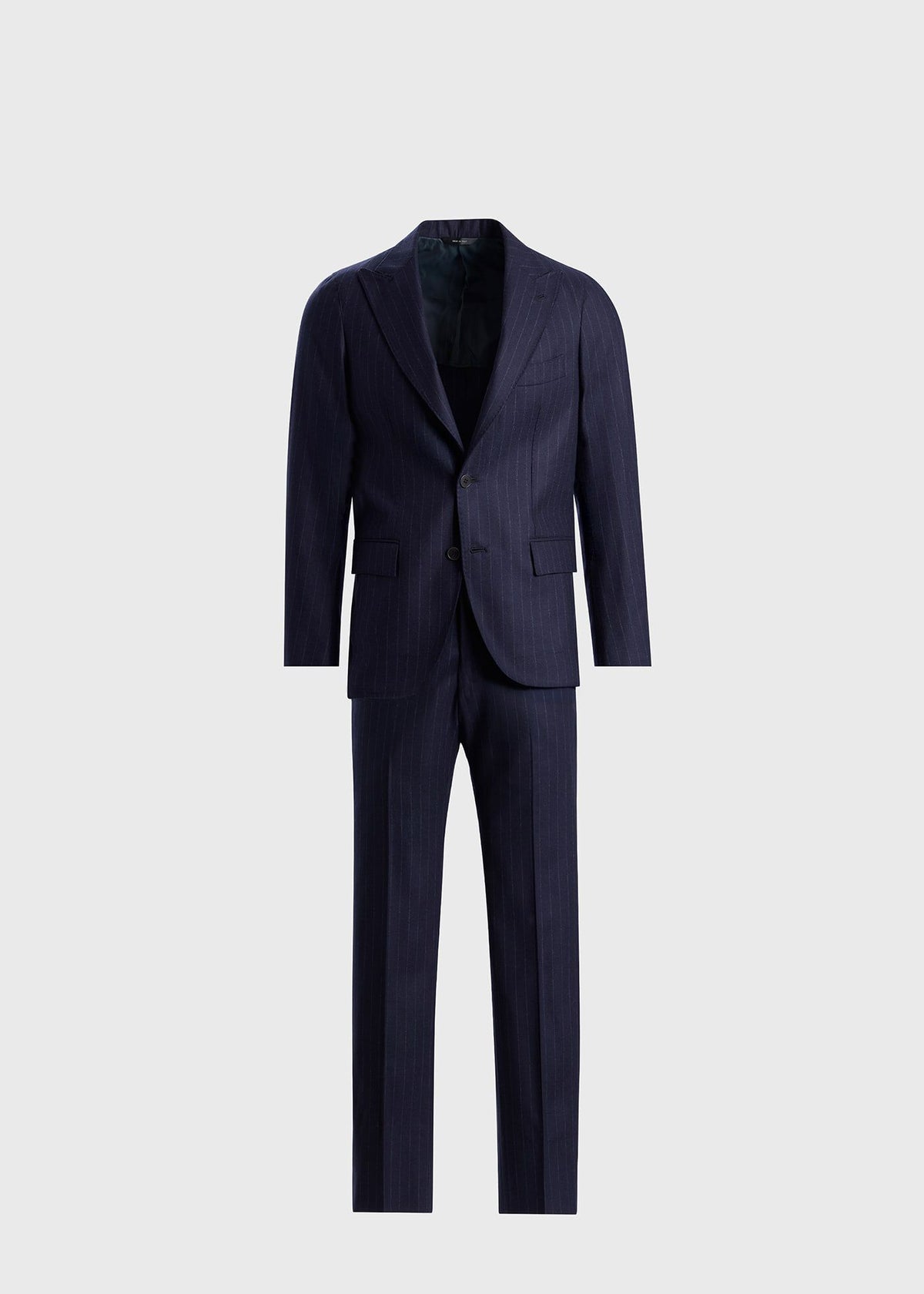 Wool Stripe Two Button Suit - Paul Stuart Top Pick