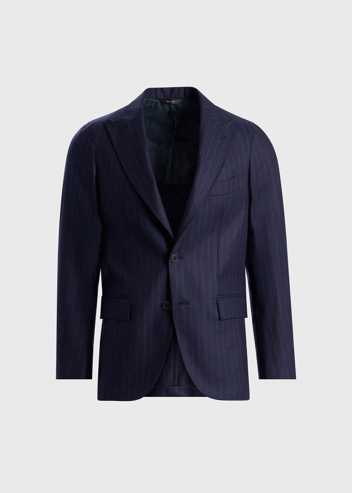 Wool Stripe Two Button Suit - Paul Stuart Top Pick
