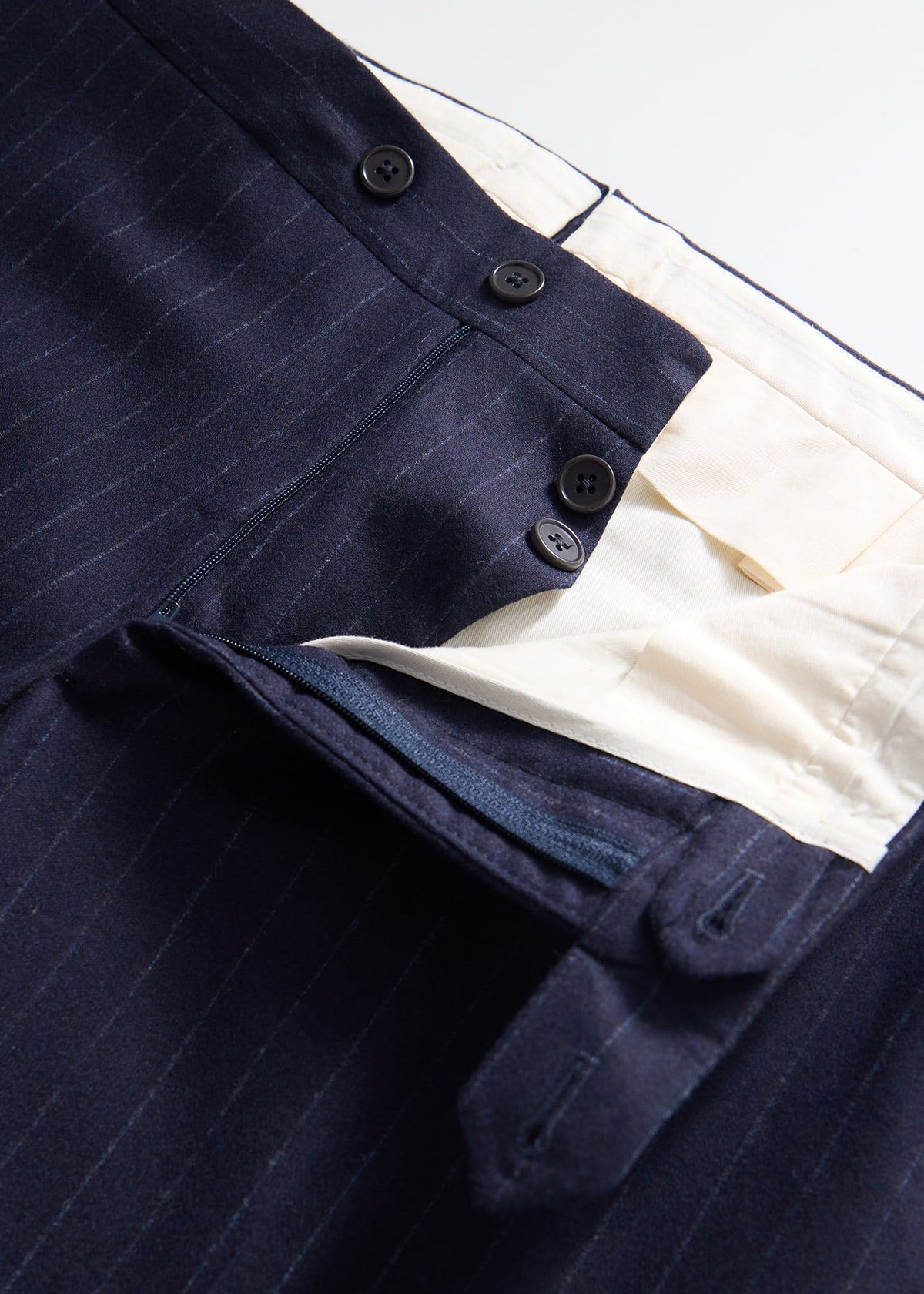 Wool Stripe Two Button Suit - Paul Stuart Top Pick
