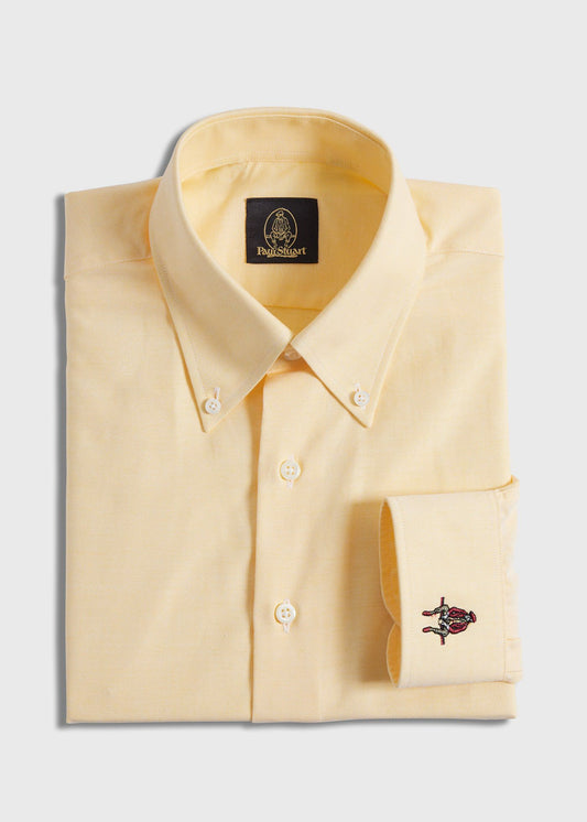 Cotton Oxford Logo Sport Shirt - Paul Stuart New