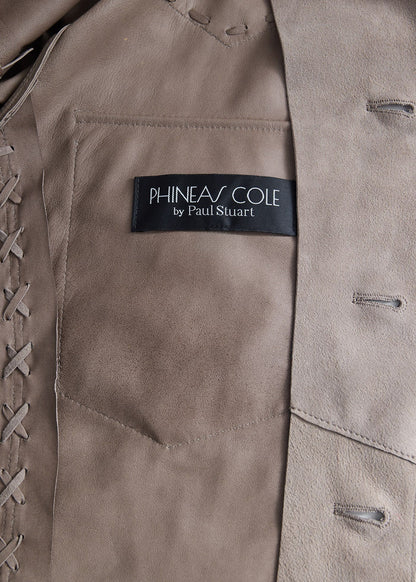 Suede Whipstitch Jacket - Paul Stuart Discount