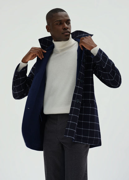 Reversible Double Face Cashmere Mac Coat - Paul Stuart Recommended