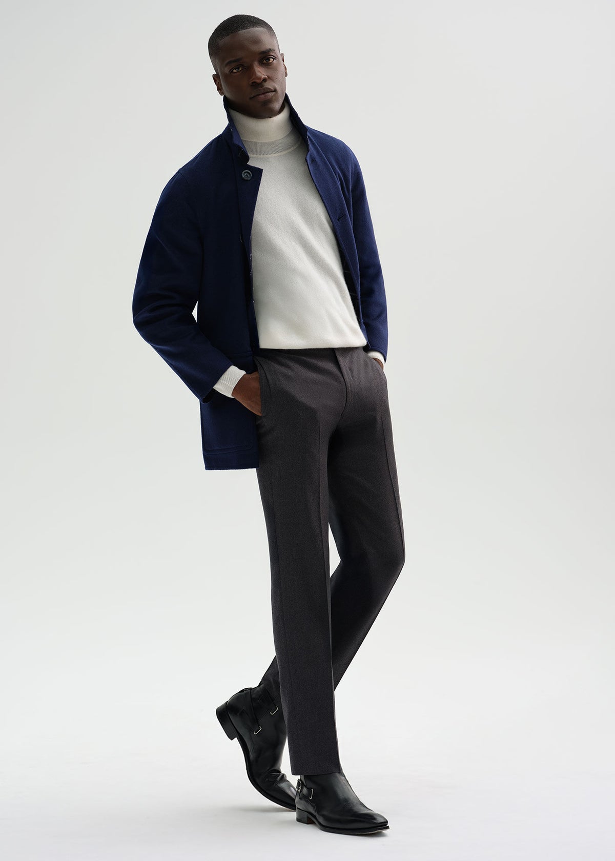Reversible Double Face Cashmere Mac Coat - Paul Stuart Recommended