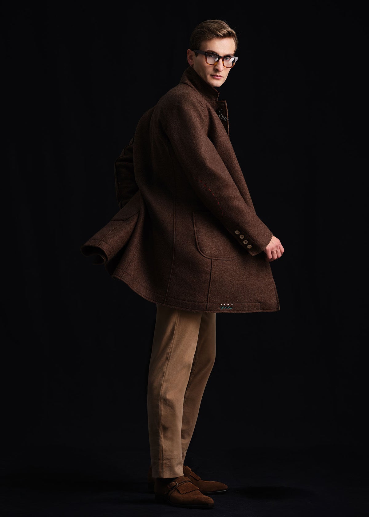 Wool Raw Edge Coat - Paul Stuart Value