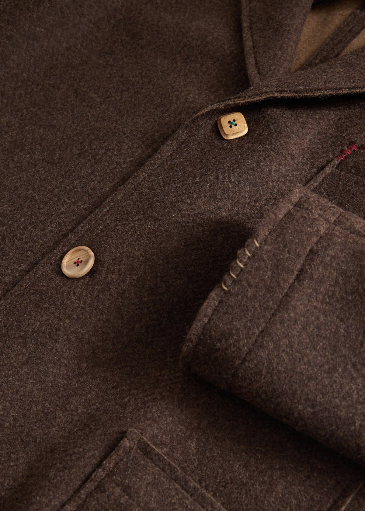 Wool Raw Edge Coat - Paul Stuart Value