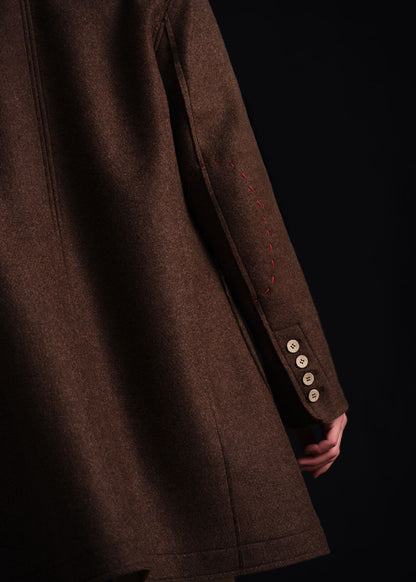 Wool Raw Edge Coat - Paul Stuart Value