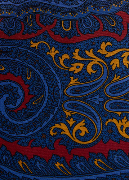 Geometric Print Pocket Square - Paul Stuart Quality