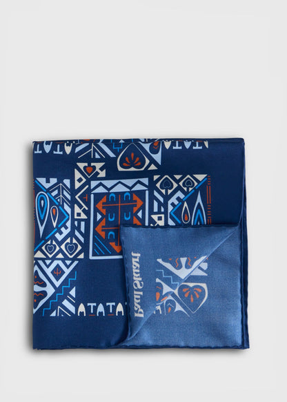Abstract Print Pocket Square - Paul Stuart Everyday