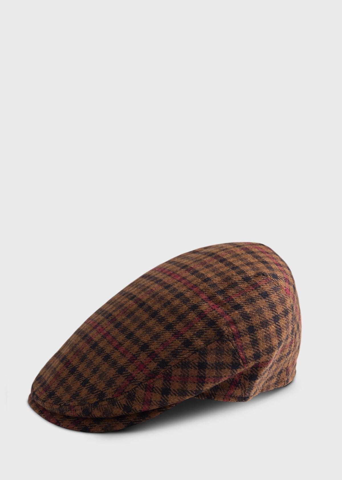 Wool Check County Cap - Paul Stuart Popular